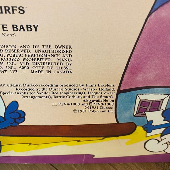 Vintage Smurf records - Picture 4 of 10